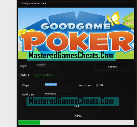 goodgame poker chips hack
